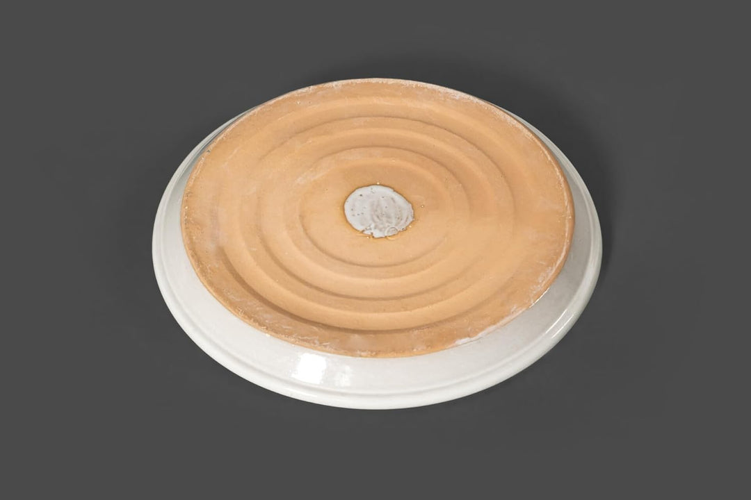 Vogeltränke/Teller/Untersetzer für Pflanzgefässe Blumentöpfe Blau Weiss Anthrazit glasiert aus Stein