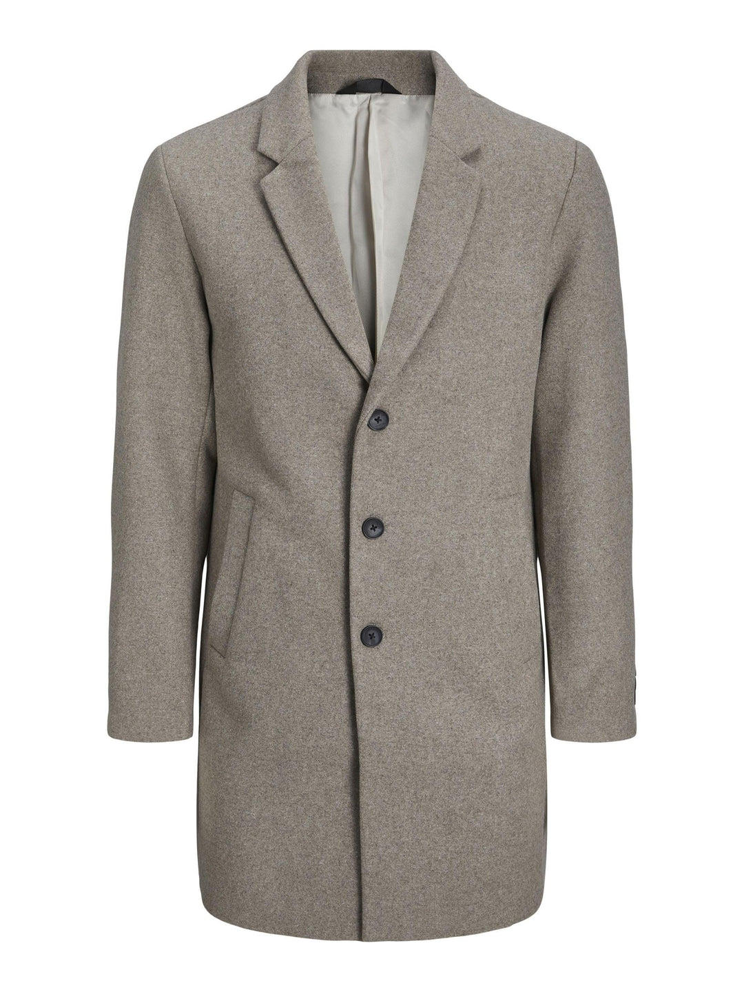JACK &amp; JONES Herren Jjemorrison Wool Coat Sn Wollmantel XS Greige, XS Greige