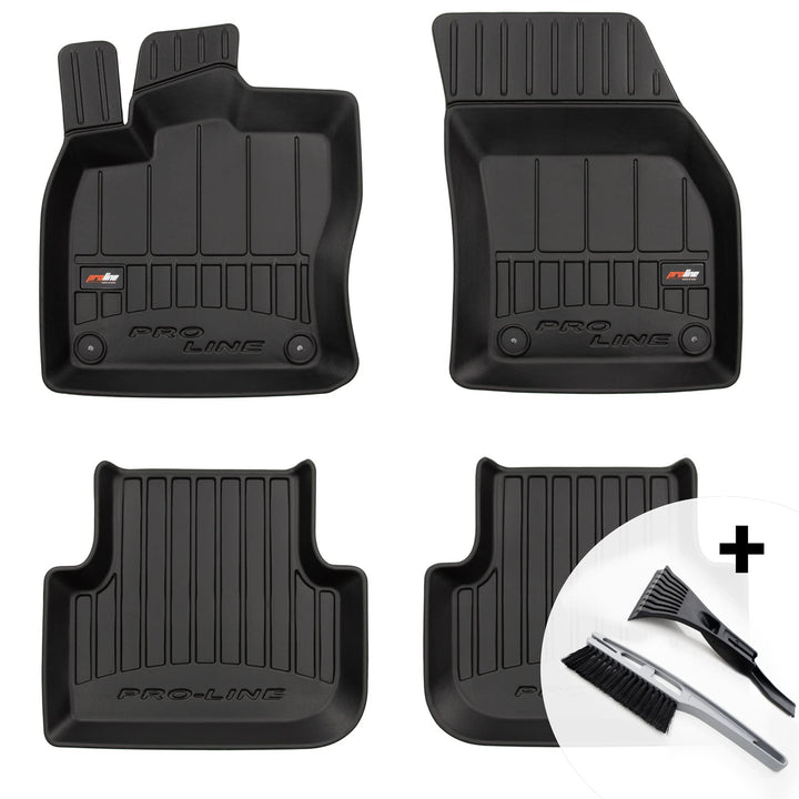 moto-MOLTICO 3D Gummimatten Auto Fussmatten Gummi Automatten 4-teilig Set - passend für VW Tiguan II