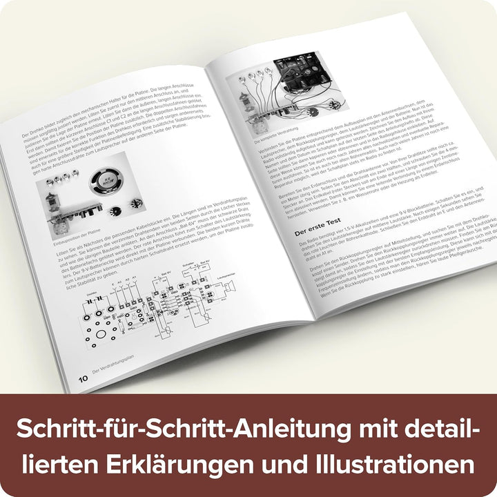 Franzis 67041 – Das Röhrenradio zum Selberbauen – Radio hören wie vor 60 Jahren, Komplettset inkl. 1