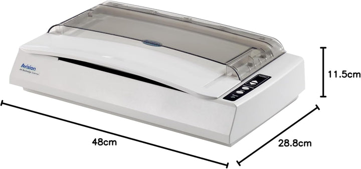 Avision FB2380E CCD, Flachbettscanner (USB 3.2 Gen1x1) A4 mit Buckante