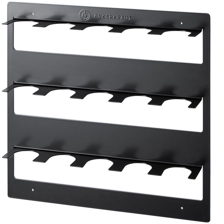 Ankerkraut 15er Gewürz-Regal, Gewürz-Organizer aus Metall, original passend für 15x Gewürzgläser, ei
