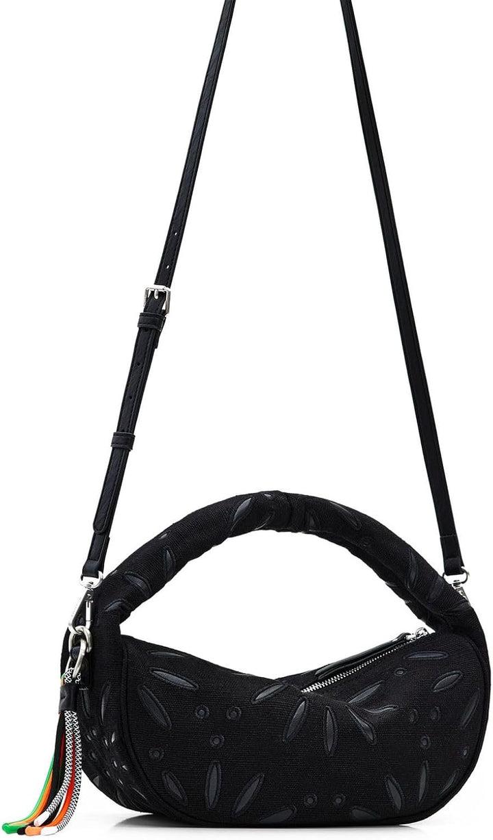 Desigual Damen Bag_Summer Dandelion BANG 2000 Black Schwarz, Schwarz