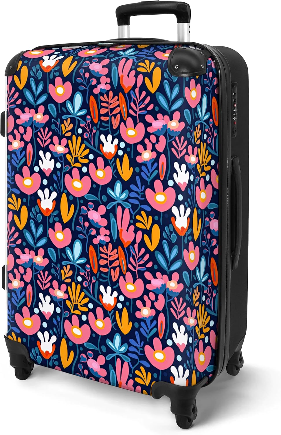 NoBoringSuitcases.com® Handgepäck, Hartschalenkoffer mit TSA Schloss, Trolley, Reisekoffer, Carry on