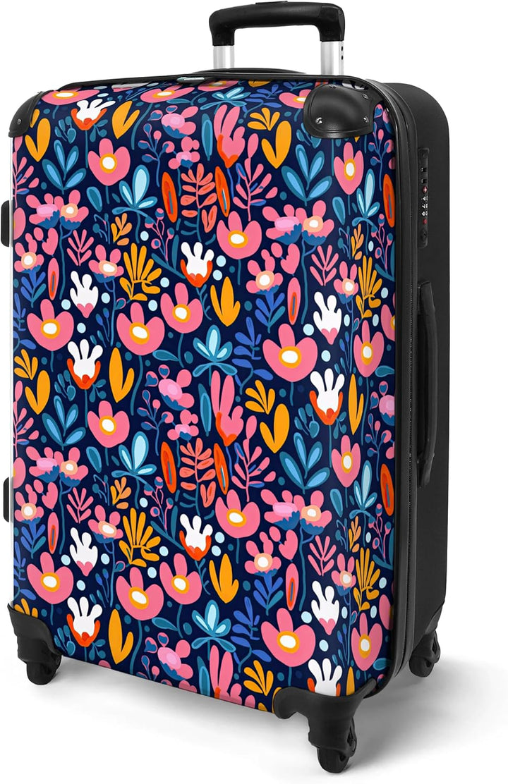 NoBoringSuitcases.com® Handgepäck, Hartschalenkoffer mit TSA Schloss, Trolley, Reisekoffer, Carry on