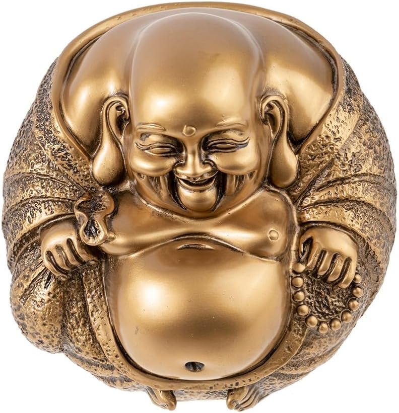 Grosse lachende BouddDHA – asiatische Dekoration – 15 x 15 cm Buddha für, Buddha für Wohlbefinden.