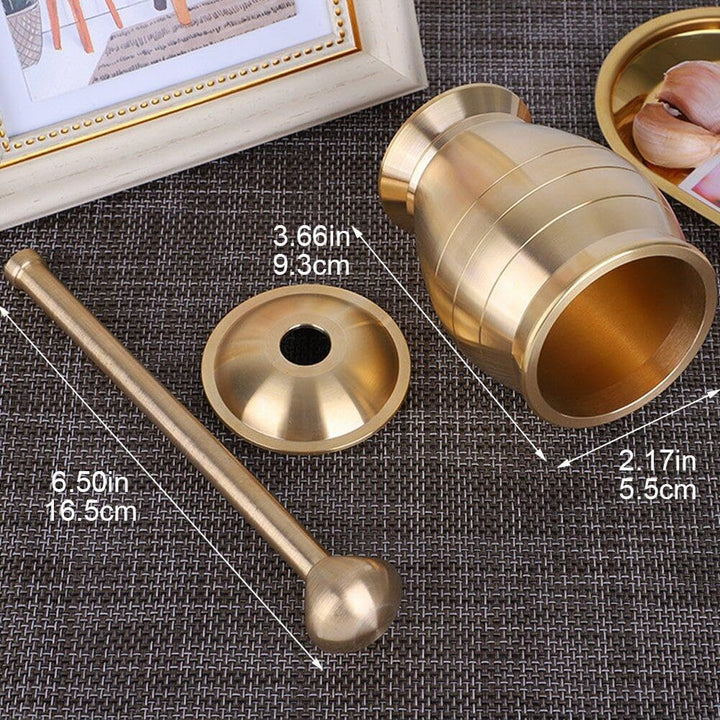 Mörser- und Stössel-Set aus Edelstahl Gewürzmühle mit Deckel multifunktionale Kräuterschale zum Zerk
