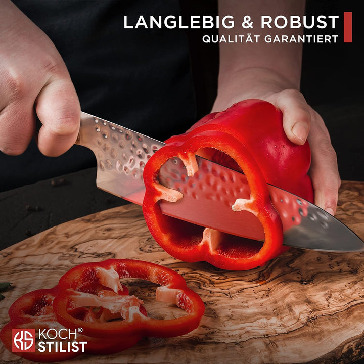 Kochstilist® Premium Chefmesser 20 cm [+ inkl. Geschenkbox] Das Profi-Kochmesser aus extrem scharfem
