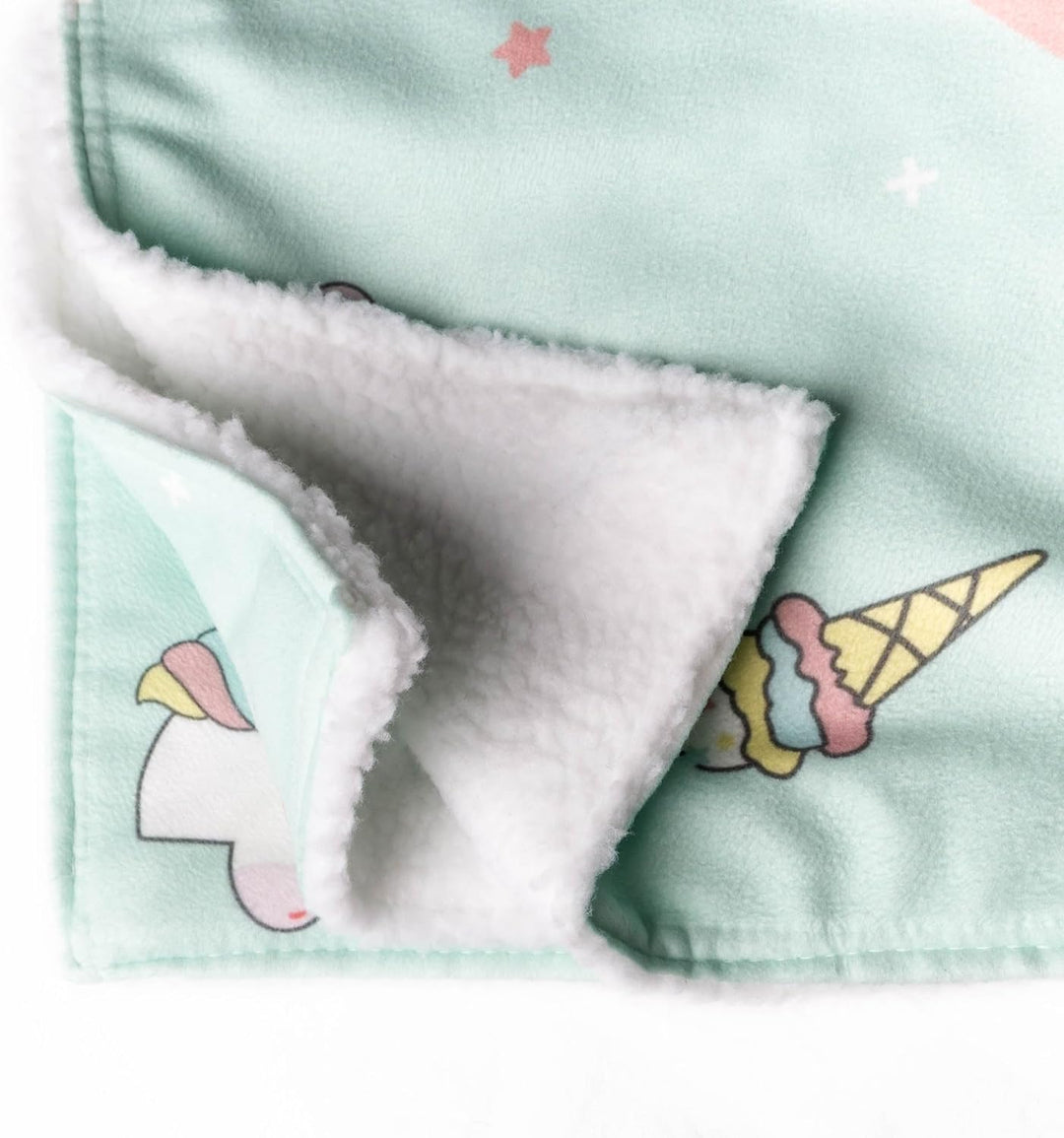 Wanapix | Personalisierte Kunstfell-Decke mit Foto &amp; Text | Maximale Wärme 490 g/m² (Fleece + Kunstf