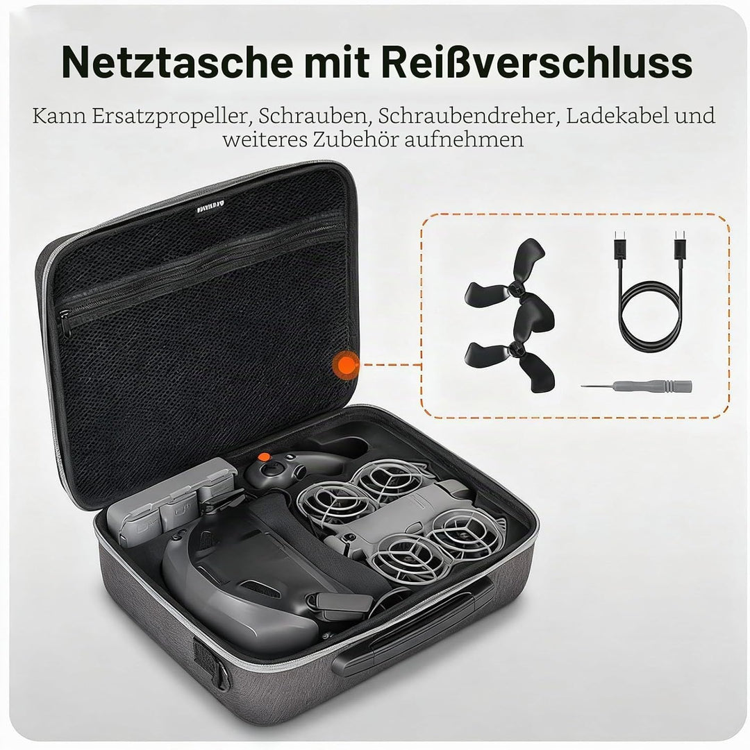 Tragetasche Case Tasche für DJI NEO 2, Drohne/Goggles N3/RC Motion 3 Combo Reisetasche Aufbewahrungs