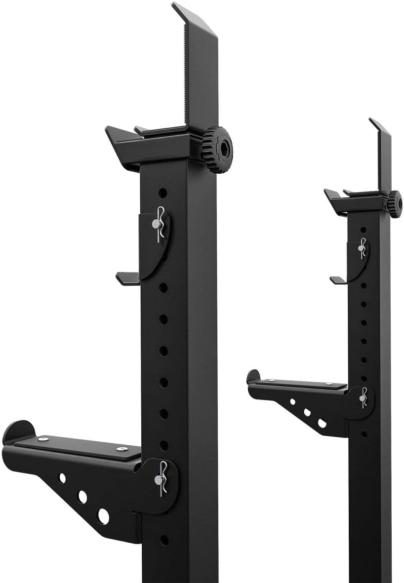K-Sport: Massiver Squat Rack I verstärkte Langhantelablage bis 350 kg belastbar I Profi Hantelablage
