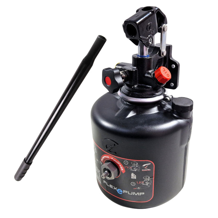 Chapel FLEXePUMP – Hydraulik-Pumpe mit Akkuschrauber oder Handbetrieb bedienbar | bis 180 bar | für