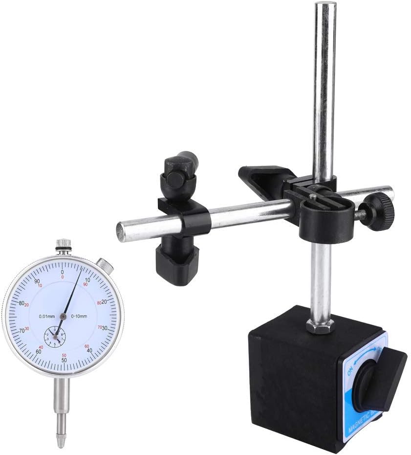 Magnetstativ Messstativ für Messuhr, Einstellbare Magnetischer Messstativ Magnet-Messstativ mit Mess