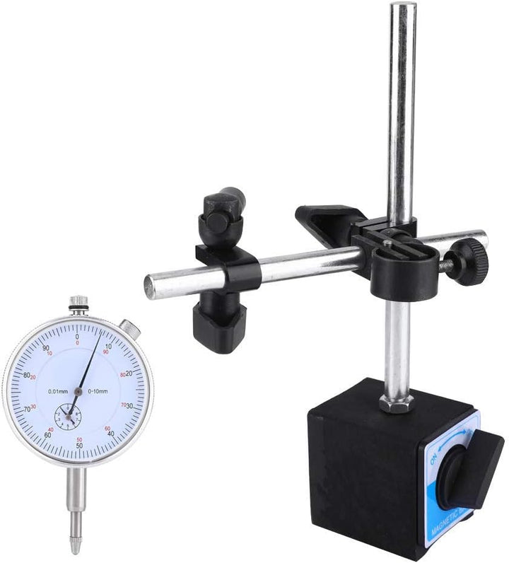 Magnetstativ Messstativ für Messuhr, Einstellbare Magnetischer Messstativ Magnet-Messstativ mit Mess