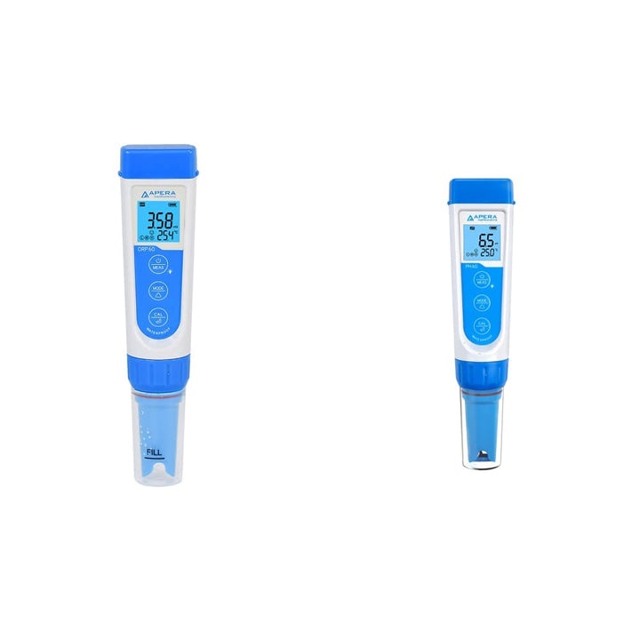 Apera Instruments ORP60 Premuim ORP-Messgerät & PH60 Premium pH-Meter (Genauigkeit pH ±0,01, Messber