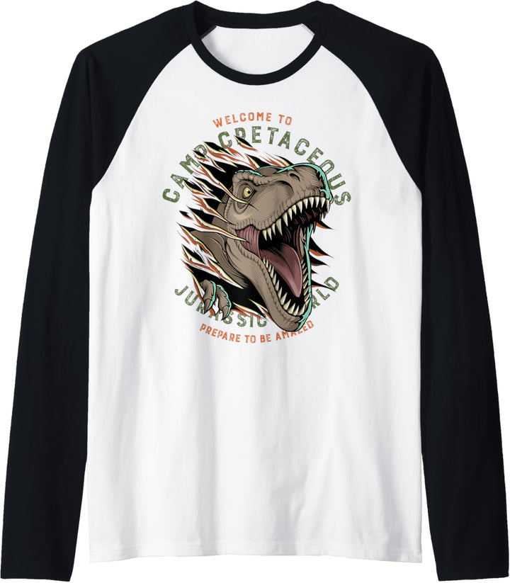 Jurassic World: Camp Cretaceous Welcome T-Rex Raglan