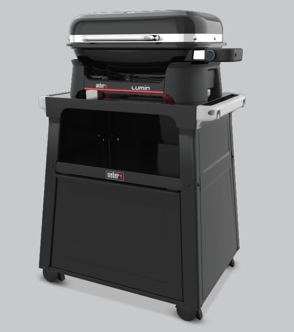 Weber Premium-Standfuss für alle Lumin Elektrogrills - fest und stabil, geschlossener Schrank mit of