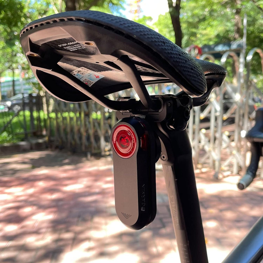 BININIU Fahrradsattelhalterung für Garmin Varia Radar[Aluminium], Sattelstützenhalterung für Garmin