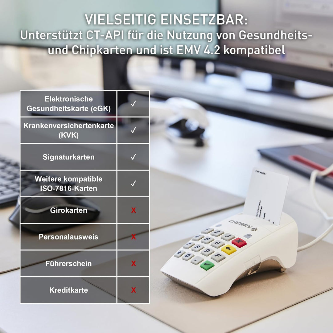 CHERRY ST-2100 Chipkartenleser Single, Single