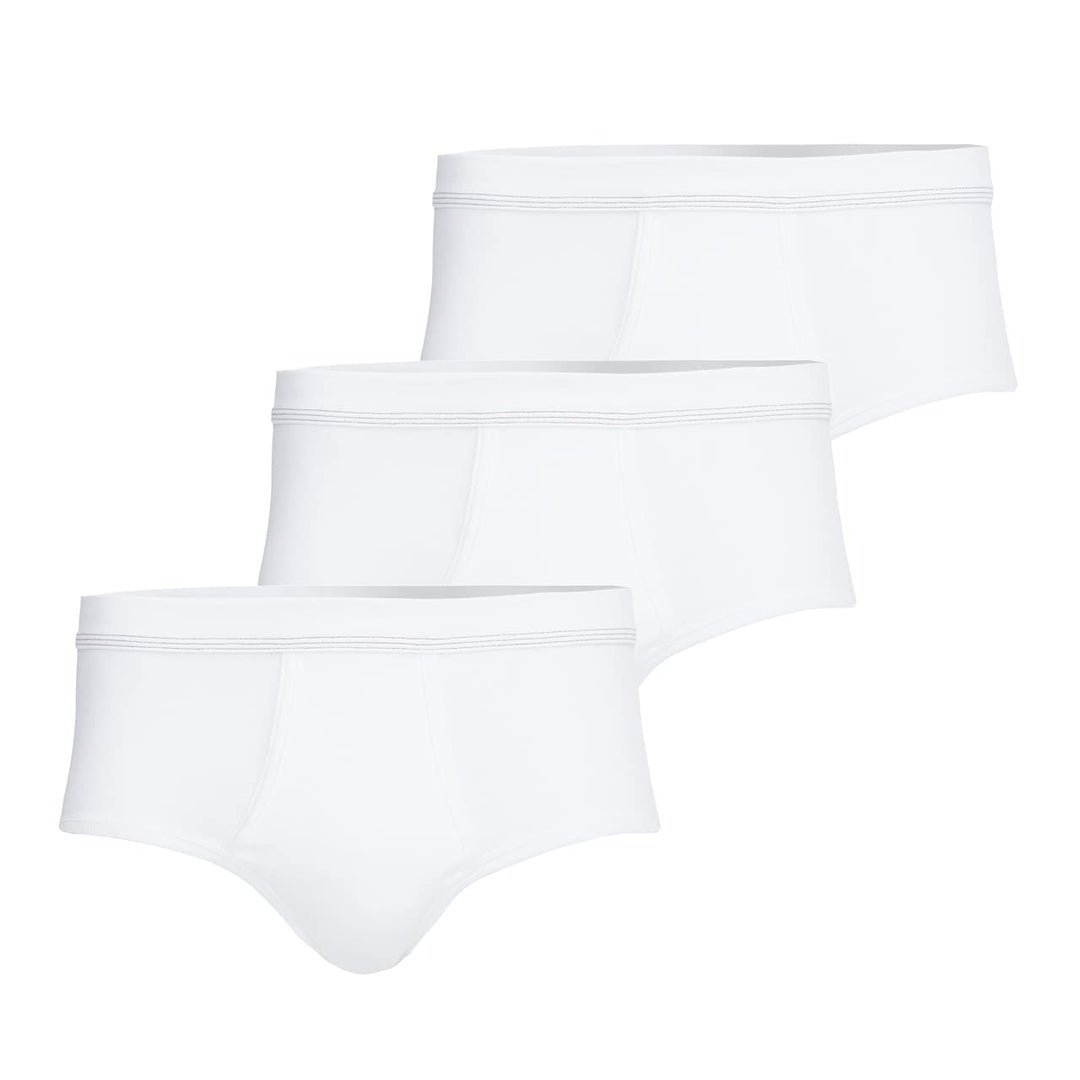 con-ta Slip mit Eingriff 3er Spar-Pack, Unterwäsche für Herren, im klassischen Design, Unterhose zum