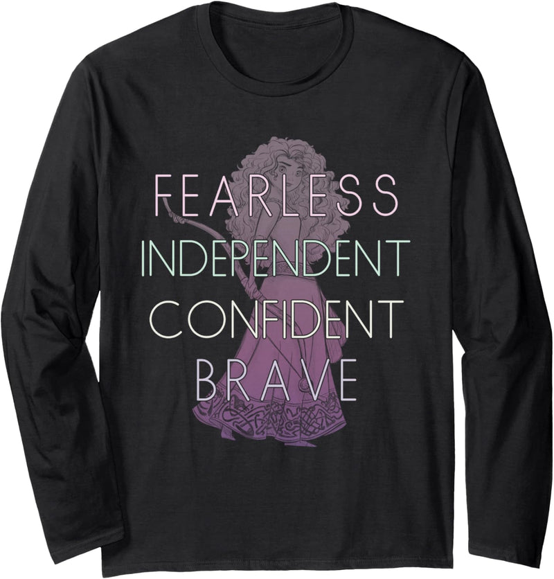 Disney Brave Merida Fearless Independant Langarmshirt