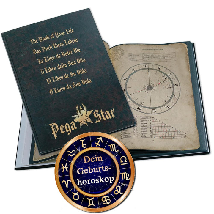 Das Buch deines Lebens - Geburtshoroskop personalisiert, Dein ganz persönliches Horoskop, Geschenk z