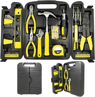 Werkzeugkoffer,Werkzeug Set,Werkzeugkoffer Klein,130in 1 Werkzeug-Set mit Schraubendreher Hammer Spi