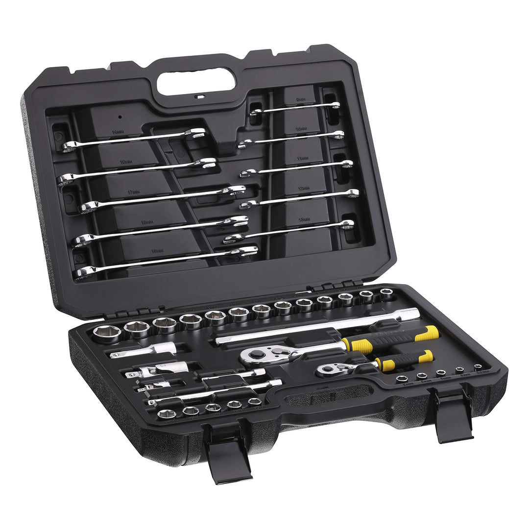 Stanley STMT82666-0 Ratschen und Stecknüsse, STMT82832-1 41 Pièces, 41 Pièces