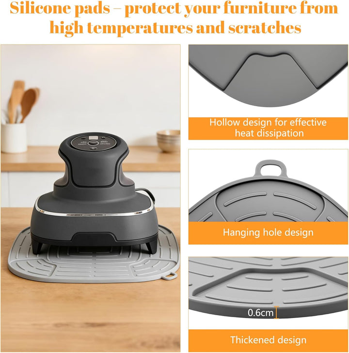 Airfryer Zubehör für Ninja CRISPi FN101EU, Inklusive1 Hitzebeständige Magnetische Spritzschutze Pass