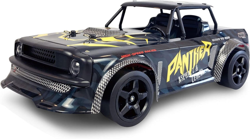 Amewi Sports Car Panther 1:16, 2,4GHz, RTR mit Gyro, 21088, Schwarz