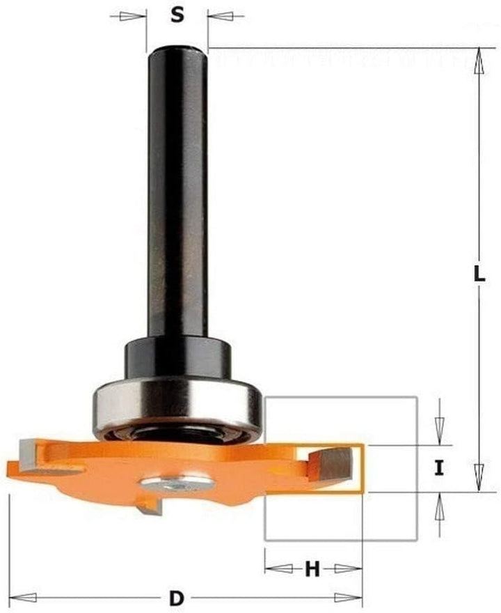 CMT Orange Tools 923.350.11 A – Lochschneider für Speichersteckplätze Z3 HM S 8 D 47.6 x 5 Achse