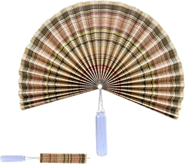 Generisch Wall Fan Decor - 100cm Foldable Hanging Ornament, Decorative Tassel Wall Fan, Elegant Room