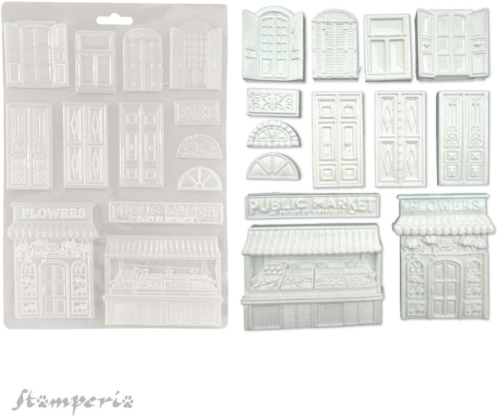 Stamperia - Soft Mould A4 for Scrapbooks, Albums, Bullet Journals and More, Suitable for Soft Clay,