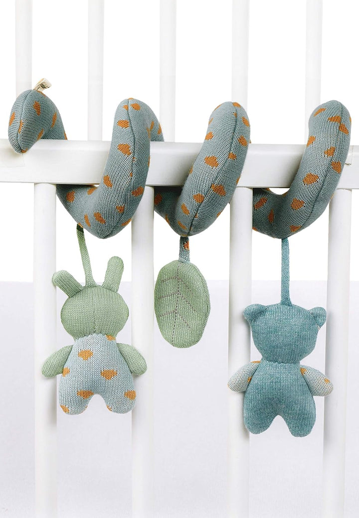 Sterntaler 6612170 Stay TRUE to nature Spielzeugspirale, Hase Kinni und Koala Kalla, Alter: Für Baby