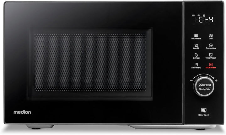 MEDION Mikrowelle mit Grill und Heissluft (23 Liter, 900 Watt, 1000 Watt Grill, 1680 Watt Heissluftf