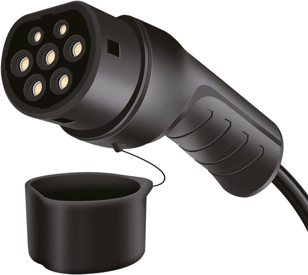 LogiLink E-Auto-Ladekabel, Typ 2, 3-phasig, 32 A, 22 kW, mit Tasche, 2,5 m, 2,5 m