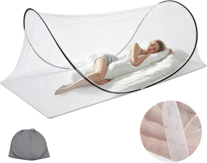 Moskitonetz Pop Up, 200 x 80 x 56 cm Moskitonetz Reise Moskitonetz Bett Faltbares Einfache & Schnell