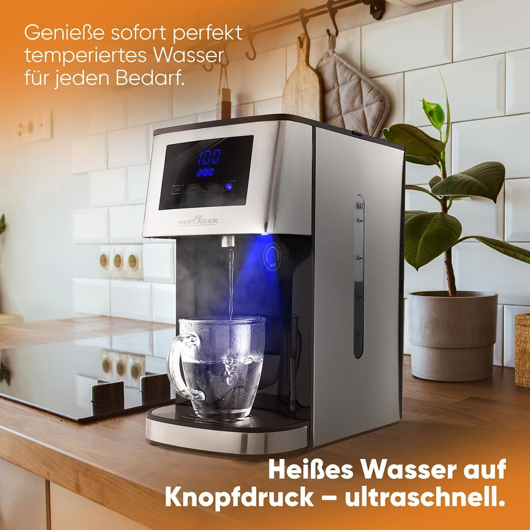 ProfiCook® Heisswasserspender | heisses Wasser in 3 Sekunden | Wasserkocher | kochendes Wasser auf K