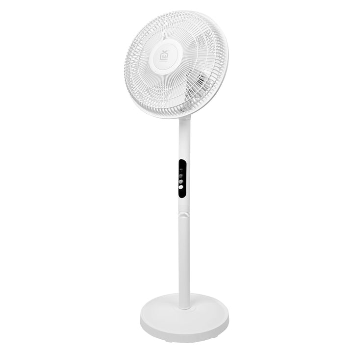 EXTRASTAR Standventilator 12 Zoll mit 3 Windstufen, 70° automatischer Schwenkfunktion &amp; 10° manuelle