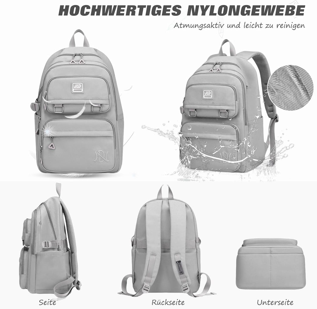 FANDARE Kinderrucksack Schulranzen Schultaschen Jungen Mädchen Schulrucksack Kinder Schultasche für