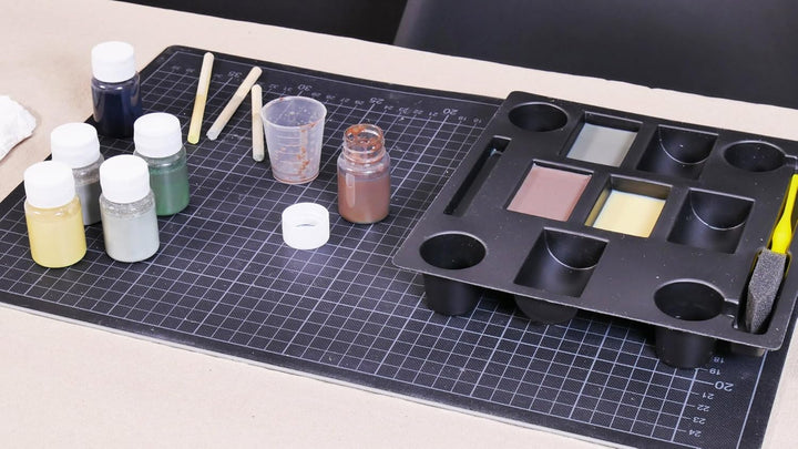 NOCH 61200 Modellbahn-Naturfarbe Beige, Ocker, Oliv, Erdfarben (earth), Grau, Schwarz 1 Set, 20 ml (