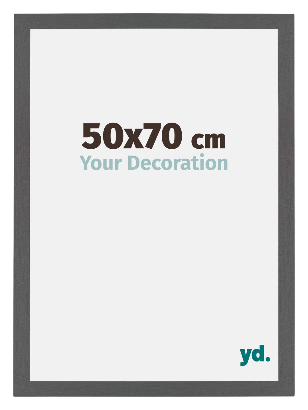 yd. Your Decoration - Bilderrahmen 50x70 cm - Bilderrahmen aus MDF mit Acrylglas - Antireflex - Ausg