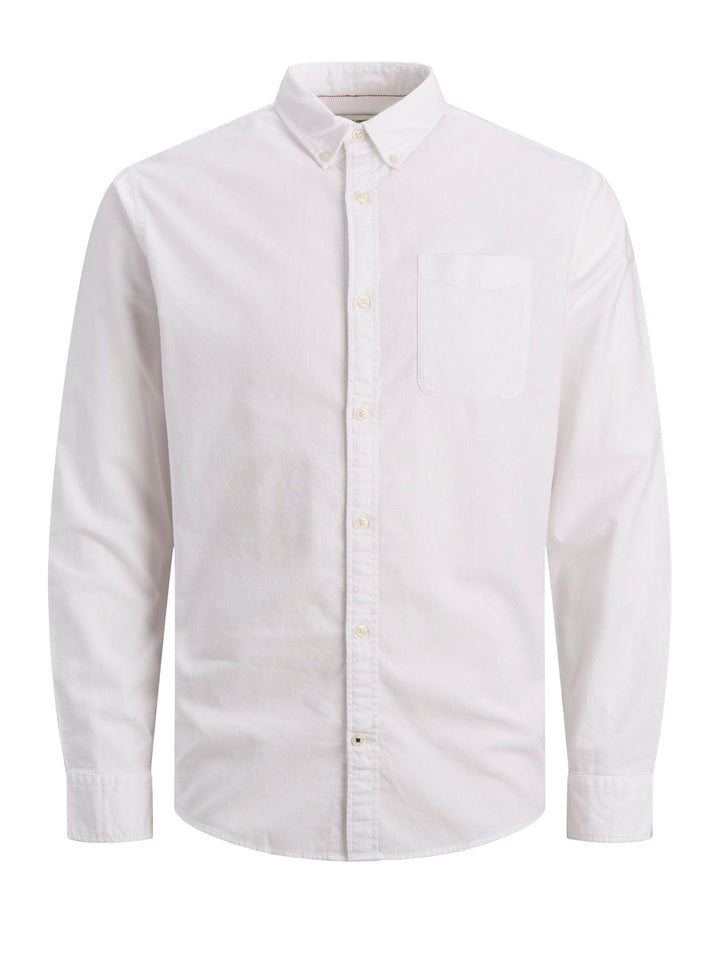 JACK & JONES Male Freizeithemd Slim Fit Freizeithemd XS Weiss, XS Weiß