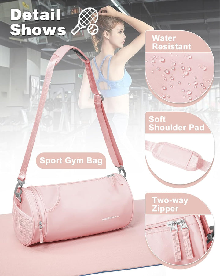 SZSYCN Sporttasche Damen Klein, Sport Duffel Bag mit nassfach & schuhfach, Leichte wasserdichte Trai