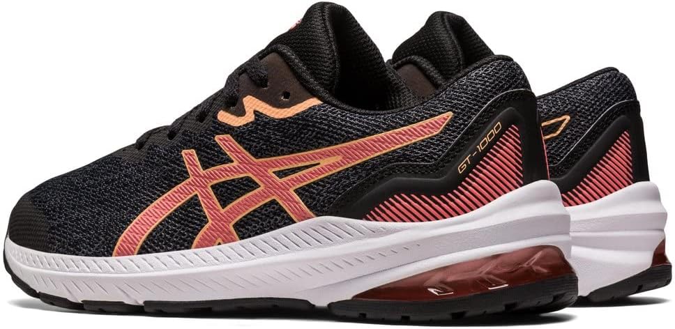 ASICS Unisex Kinder Gt-1000 11 Gs Sneaker 39 EU Schwarz Papaya, 39 EU Schwarz Papaya