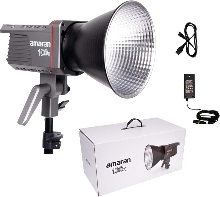 Aputure Amaran 100X LED-Videoleuchte 130 W Bi-Color 2700 K-6500 K App-Steuerung mit Bowens-Halterung