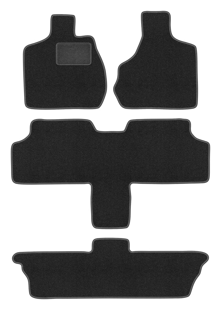 Velours Fussmatten 4-TLG Set passend für Chrysler Voyager IV (2000-2008) | Qualität: CARLUX, passgen