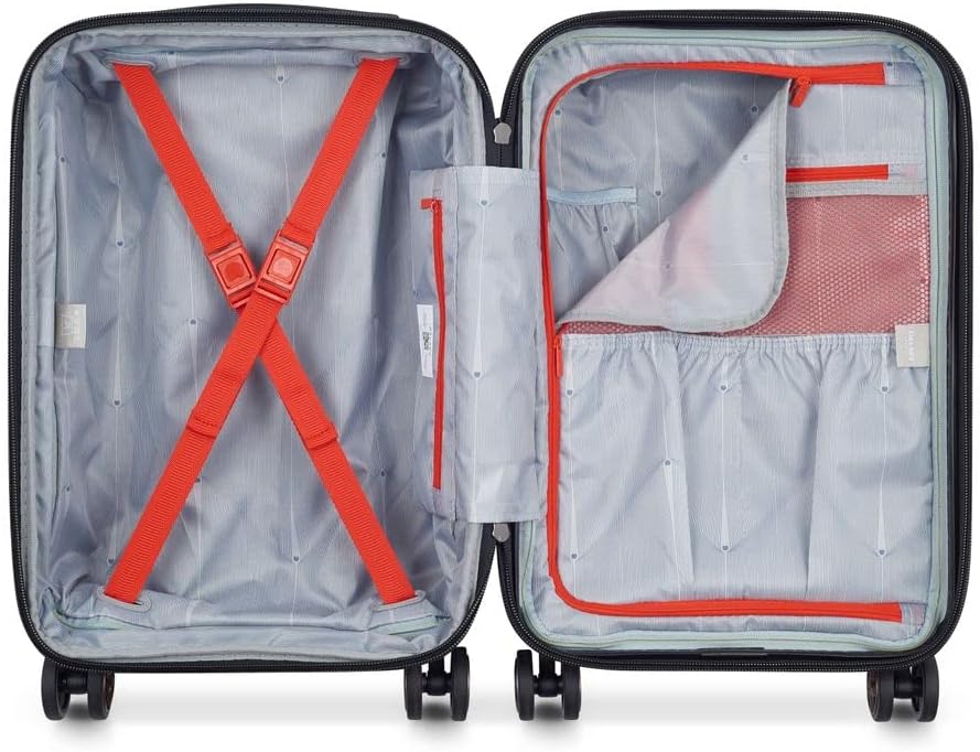 DELSEY Paris - Shadow 5.0-55cm x 35cm x 25cm - S Extensible - Hellrot S - Extensible Hellrot, S - Ex