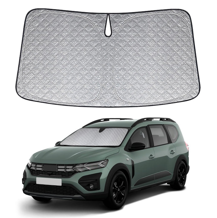 Auto Sonnenschutz Kompatibel mit Dacia Jogger 2021-2025 - Sonnenschutz Abdeckungen Frontscheibe Sonn
