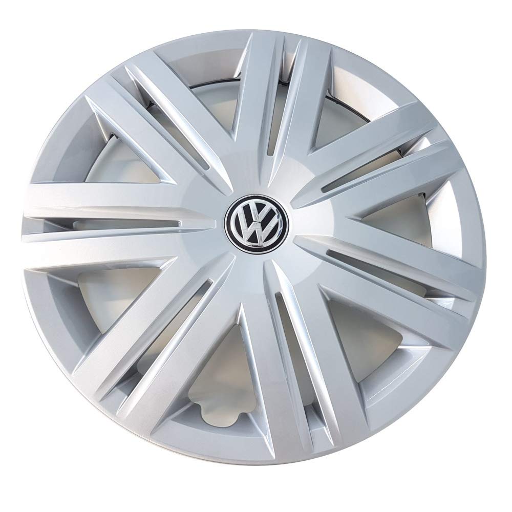 Volkswagen 6C0601147BYTI Radkappe (1 Stück) Radzierblende 14 Zoll Radvollblende 5Jx14 Stahlfelge